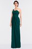 ColsBM Sandra Shaded Spruce Gorgeous A-line Zip up Floor Length Ruching Bridesmaid Dresses