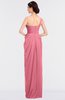 ColsBM Sandra Watermelon Gorgeous A-line Zip up Floor Length Ruching Bridesmaid Dresses
