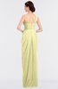 ColsBM Sandra Wax Yellow Gorgeous A-line Zip up Floor Length Ruching Bridesmaid Dresses