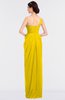 ColsBM Sandra Yellow Gorgeous A-line Zip up Floor Length Ruching Bridesmaid Dresses