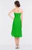 ColsBM Bryleigh Classic Green Elegant Sheath Strapless Zip up Mini Ruching Bridesmaid Dresses