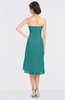 ColsBM Bryleigh Emerald Green Elegant Sheath Strapless Zip up Mini Ruching Bridesmaid Dresses