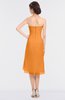 ColsBM Bryleigh Orange Elegant Sheath Strapless Zip up Mini Ruching Bridesmaid Dresses