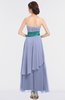 ColsBM Johanna Blue Heron Elegant A-line Sleeveless Zip up Ankle Length Ruching Bridesmaid Dresses