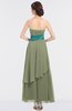 ColsBM Johanna Bog Elegant A-line Sleeveless Zip up Ankle Length Ruching Bridesmaid Dresses