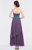 ColsBM Johanna Chinese Violet Elegant A-line Sleeveless Zip up Ankle Length Ruching Bridesmaid Dresses