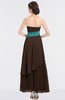 ColsBM Johanna Copper Elegant A-line Sleeveless Zip up Ankle Length Ruching Bridesmaid Dresses