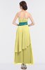 ColsBM Johanna Daffodil Elegant A-line Sleeveless Zip up Ankle Length Ruching Bridesmaid Dresses