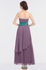 ColsBM Johanna Mauve Elegant A-line Sleeveless Zip up Ankle Length Ruching Bridesmaid Dresses