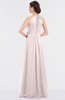 ColsBM Ellie Angel Wing Classic Halter Sleeveless Zip up Floor Length Flower Bridesmaid Dresses