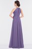 ColsBM Ellie Chalk Violet Classic Halter Sleeveless Zip up Floor Length Flower Bridesmaid Dresses
