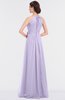 ColsBM Ellie Light Purple Classic Halter Sleeveless Zip up Floor Length Flower Bridesmaid Dresses