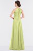ColsBM Ellie Lime Sherbet Classic Halter Sleeveless Zip up Floor Length Flower Bridesmaid Dresses