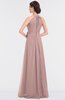 ColsBM Ellie Nectar Pink Classic Halter Sleeveless Zip up Floor Length Flower Bridesmaid Dresses