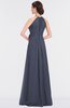 ColsBM Ellie Nightshadow Blue Classic Halter Sleeveless Zip up Floor Length Flower Bridesmaid Dresses