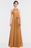 ColsBM Ellie Pheasant Classic Halter Sleeveless Zip up Floor Length Flower Bridesmaid Dresses