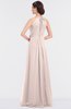 ColsBM Ellie Silver Peony Classic Halter Sleeveless Zip up Floor Length Flower Bridesmaid Dresses
