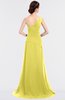 ColsBM Ruby Yellow Iris Elegant A-line Asymmetric Neckline Sleeveless Zip up Sweep Train Bridesmaid Dresses