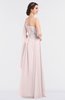ColsBM Lucy Angel Wing Mature Asymmetric Neckline Sleeveless Zip up Floor Length Ruching Bridesmaid Dresses