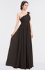ColsBM Lucy Java Mature Asymmetric Neckline Sleeveless Zip up Floor Length Ruching Bridesmaid Dresses