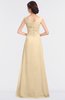 ColsBM Nadia Marzipan Elegant A-line Short Sleeve Zip up Floor Length Beaded Bridesmaid Dresses