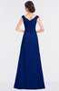 ColsBM Nadia Sodalite Blue Elegant A-line Short Sleeve Zip up Floor Length Beaded Bridesmaid Dresses