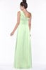 ColsBM Tegan Pale Green Modern Sleeveless Zip up Chiffon Floor Length Flower Bridesmaid Dresses