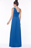 ColsBM Tegan Royal Blue Modern Sleeveless Zip up Chiffon Floor Length Flower Bridesmaid Dresses