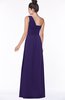 ColsBM Tegan Royal Purple Modern Sleeveless Zip up Chiffon Floor Length Flower Bridesmaid Dresses