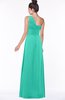 ColsBM Tegan Viridian Green Modern Sleeveless Zip up Chiffon Floor Length Flower Bridesmaid Dresses