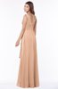 ColsBM Giselle Almost Apricot Gorgeous A-line V-neck Sleeveless Half Backless Pick up Bridesmaid Dresses