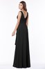 ColsBM Giselle Black Gorgeous A-line V-neck Sleeveless Half Backless Pick up Bridesmaid Dresses