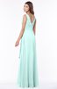 ColsBM Giselle Blue Glass Gorgeous A-line V-neck Sleeveless Half Backless Pick up Bridesmaid Dresses