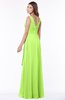 ColsBM Giselle Bright Green Gorgeous A-line V-neck Sleeveless Half Backless Pick up Bridesmaid Dresses