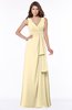ColsBM Giselle Cornhusk Gorgeous A-line V-neck Sleeveless Half Backless Pick up Bridesmaid Dresses