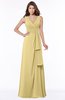 ColsBM Giselle Gold Gorgeous A-line V-neck Sleeveless Half Backless Pick up Bridesmaid Dresses