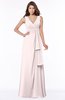 ColsBM Giselle Light Pink Gorgeous A-line V-neck Sleeveless Half Backless Pick up Bridesmaid Dresses