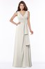 ColsBM Giselle Off White Gorgeous A-line V-neck Sleeveless Half Backless Pick up Bridesmaid Dresses