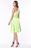 ColsBM Lilyana Butterfly Romantic One Shoulder Chiffon Knee Length Pleated Bridesmaid Dresses