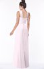 ColsBM Isla Blush Elegant V-neck Sleeveless Chiffon Floor Length Ruching Bridesmaid Dresses