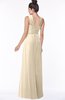 ColsBM Isla Champagne Elegant V-neck Sleeveless Chiffon Floor Length Ruching Bridesmaid Dresses