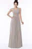 ColsBM Isla Fawn Elegant V-neck Sleeveless Chiffon Floor Length Ruching Bridesmaid Dresses