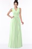 ColsBM Isla Seacrest Elegant V-neck Sleeveless Chiffon Floor Length Ruching Bridesmaid Dresses