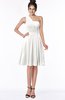 ColsBM Sophia Cloud White Cute A-line Sleeveless Chiffon Ruching Bridesmaid Dresses