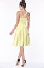 ColsBM Sophia Soft Yellow Cute A-line Sleeveless Chiffon Ruching Bridesmaid Dresses