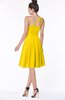 ColsBM Sophia Yellow Cute A-line Sleeveless Chiffon Ruching Bridesmaid Dresses