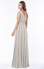 ColsBM Adeline Ashes Of Roses Gorgeous A-line One Shoulder Zip up Floor Length Pleated Bridesmaid Dresses