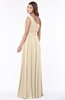 ColsBM Adeline Champagne Gorgeous A-line One Shoulder Zip up Floor Length Pleated Bridesmaid Dresses