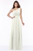 ColsBM Adeline Ivory Gorgeous A-line One Shoulder Zip up Floor Length Pleated Bridesmaid Dresses