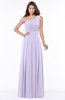 ColsBM Adeline Light Purple Gorgeous A-line One Shoulder Zip up Floor Length Pleated Bridesmaid Dresses